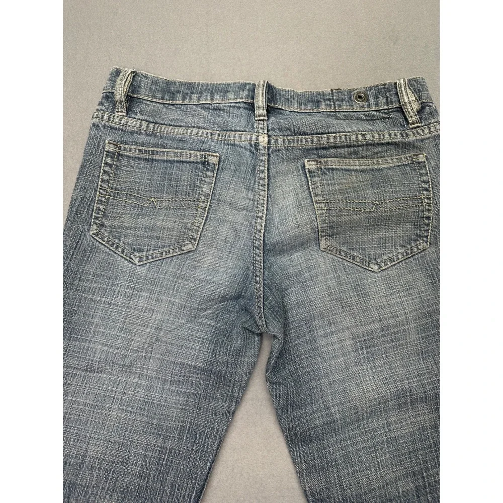 Buffalo David Bitton MOWY-X Y2K Blue‎ Bootcut Jeans Mens 31 Medium Wash Denim